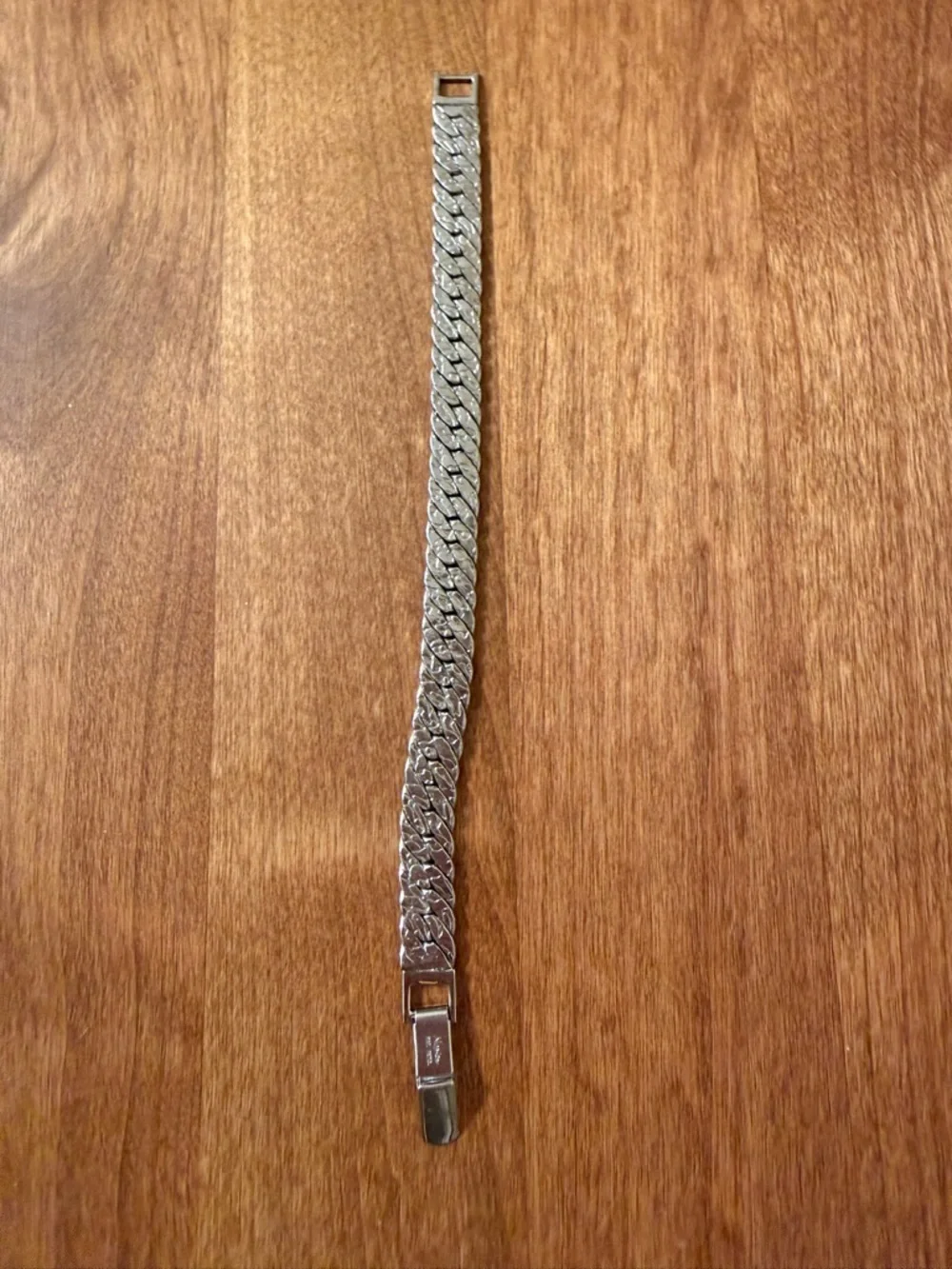 Napier Women’s Textured Silver Link Bracelet Vintage 7” - Picture 3 of 7